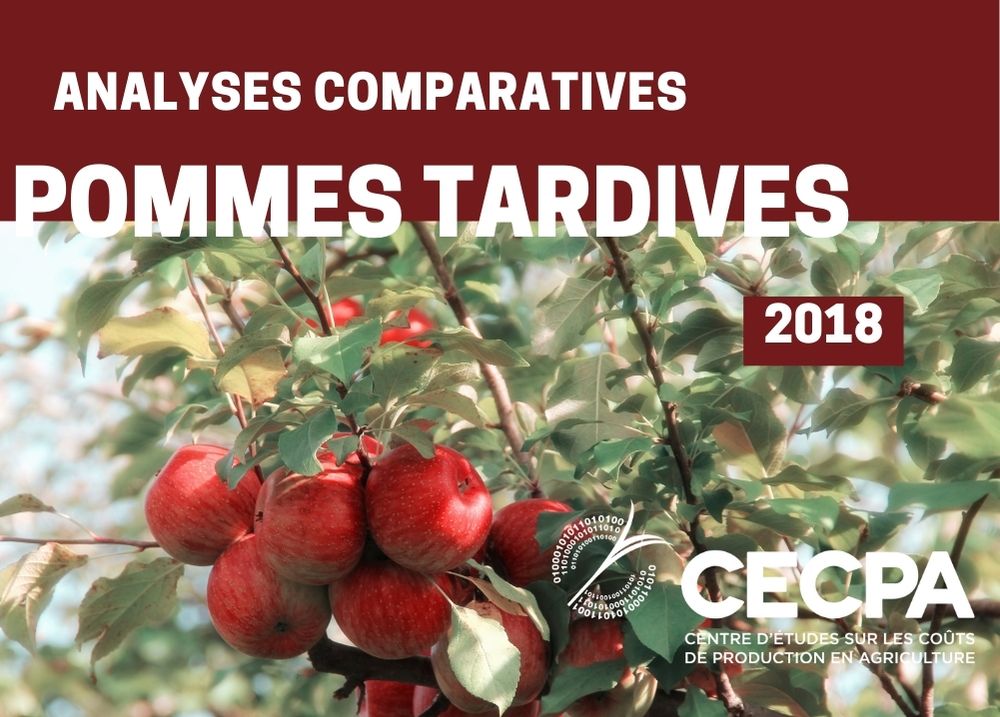 Analyses comparatives : ANALYSES COMPARATIVES - POMMES TARDIVES 2018
