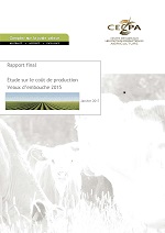 Études de coûts de production : Étude de coûts de production - Veaux d'embouche 2015