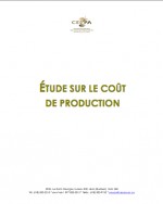 Études de coûts de production : Veaux de lait 